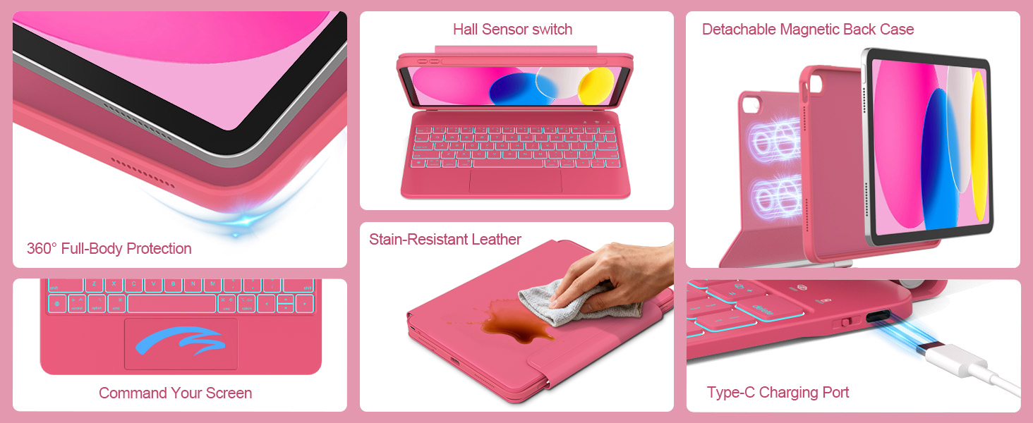ipad a16 detach case and keyboard