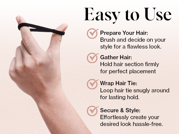 hair ties no damage