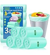 OKKEAI 120 Counts Garbage Bags 3 Gallon/10 Liter- Smal Trash Bags for Bathroom Wastebasket Liners...