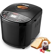 VEVOR Bread Maker, 19-in-1 2LB Dough Machine, Nonstick Ceramic Pan Automatic Breadmaker with Glut...