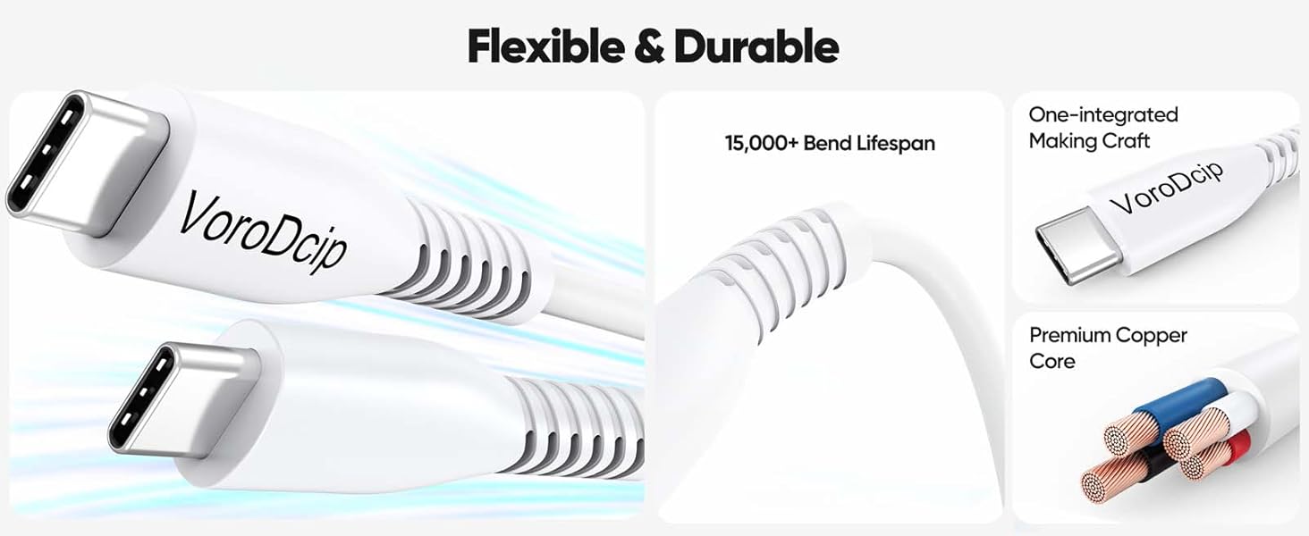 type c charger fast charging 15ft