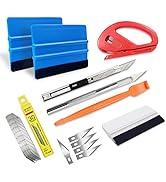 Car Vinyl Wrap Window Tint Film Tool Kits with Felt Squeegee Wrap Stick for Vinyl Installation 22...