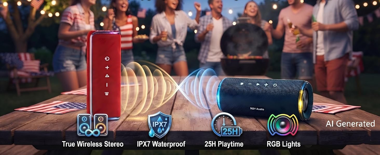 portable speakers with tws for gaming