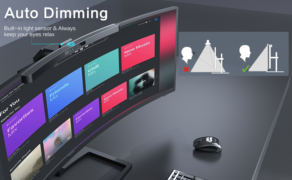 monitor light
