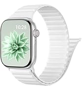 Patented Magnetic Sport Silicone Band Compatible with Apple Watch Bands 40mm 38mm 41mm 44mm 45mm ...
