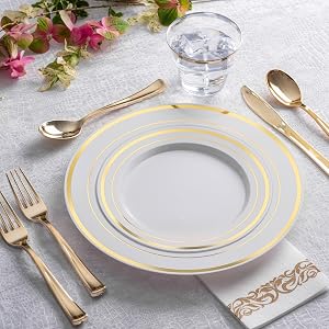 Plastic Cutlery Heavy Duty - 160 Piece Plastic Silverware - Plastic Utensils - Plastic Cutlery