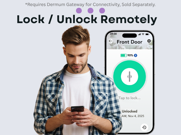 dermum unlock remotely black