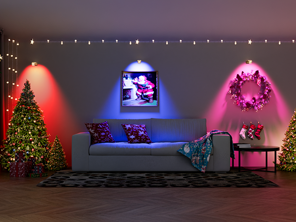 light for pictures on wall