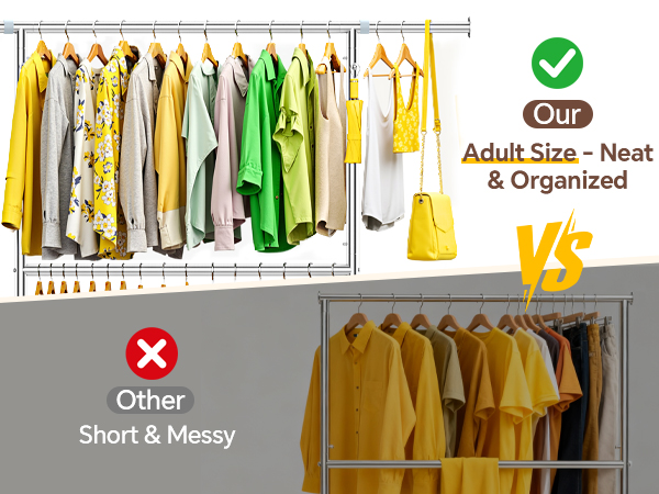 clothes rack adult size