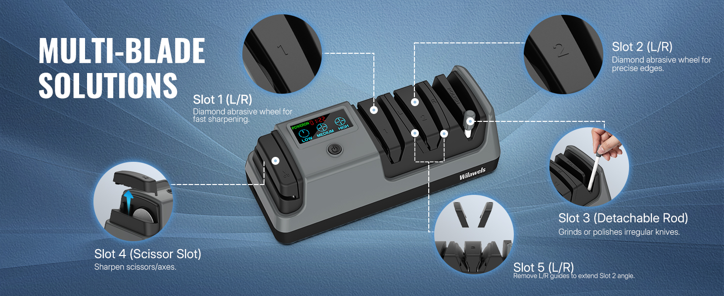 H01KS06 Electric Knife Sharpener