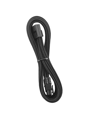 CableMod Pro ModFlex Sleeved 8-pin PCI-e Extension (Black, 45cm)