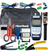 FiberShack - Fiber Termination Kit - 12 Piece FTTH Fiber Optic Tool Kit Includes All You Need to ...