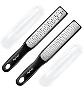 Spring Chef Premium Lemon Zester Grater with Handle - Ginger, Nutmeg, Garlic Grater - Heavy Duty ...