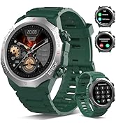 Military Smart Watches for Men(Answer/Make Calls), 1.39"HD Fitness Watch, 24/7 Heart Rate Sleep M...