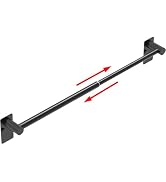 MIROAMZ Towel Bar, 14inch to 25inch Adjustable Towel Holder Rod, Self Adhesive Wall Mounted Hand ...