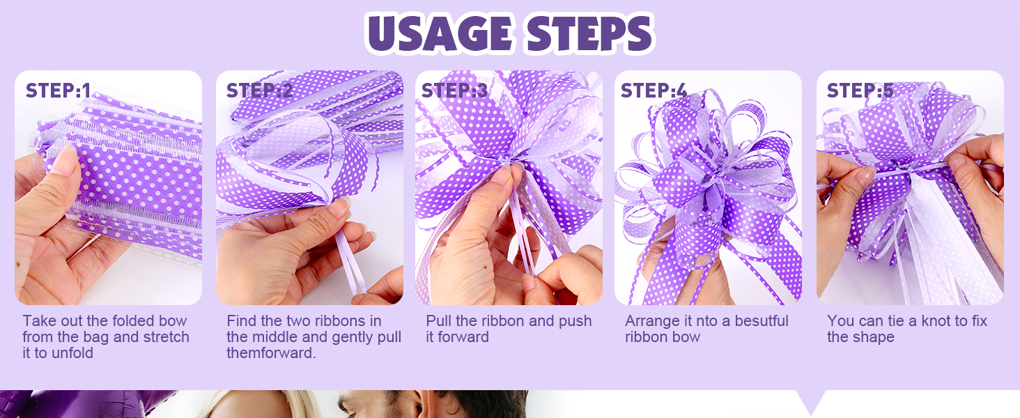 gift wrap bows