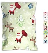JinRuiKJ Christmas Poly Mailers 6x9 Inch 100 Pcs - Heavy Duty Tear-Proof Mailings Envelopes - Wat...