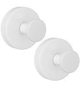 ZESLMG Suction Cup Wall Hooks for Shower, Bathroom, Kitchen, Glass Door, Mirror, Tile – Loofah, T...