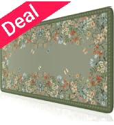 iCasso Desk Mat for Keyboard and Mouse,Large Keyboard Mat Non-Slip,Cute Desk Pad with Stitched Ed...