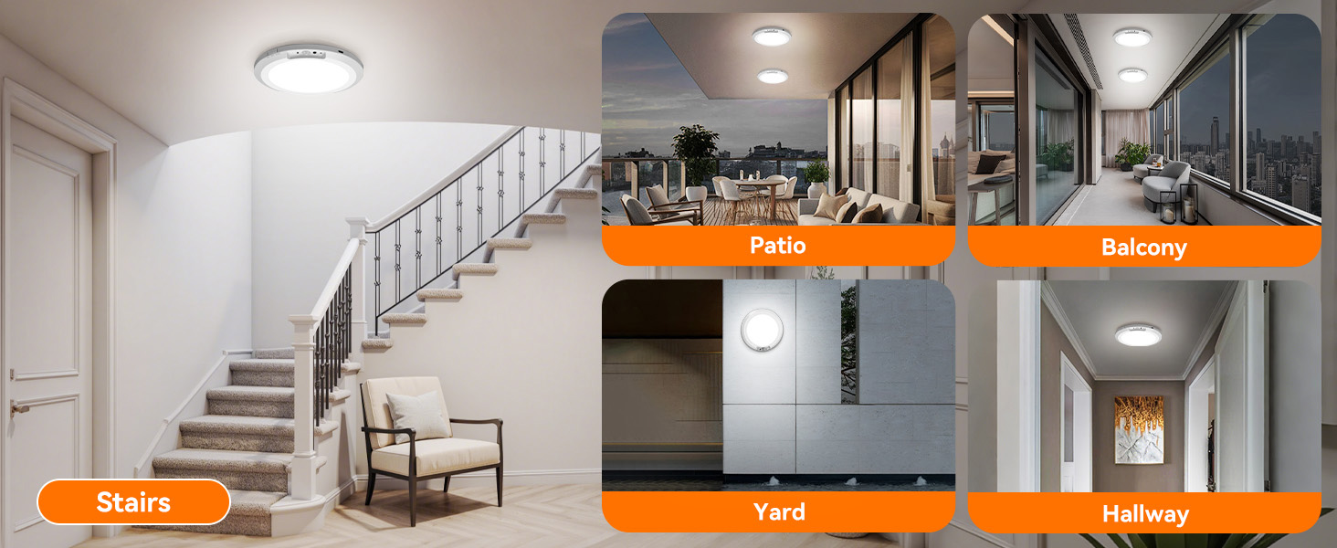 Motion Sensor Ceiling Light