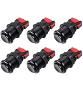 EG STARTS 6X American Style Standard Arcade Buttons Switchable Happ Type 30mm Push Button 3/16