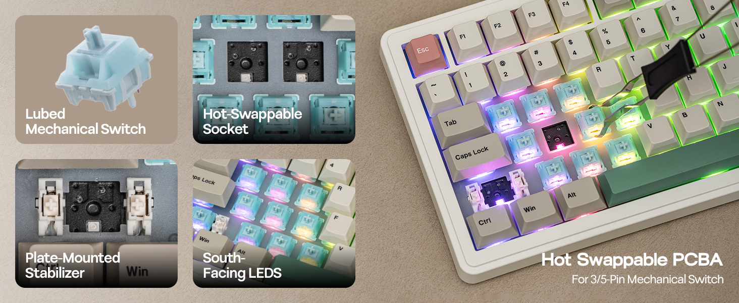 RT82 Wireless Gaming Keyboard