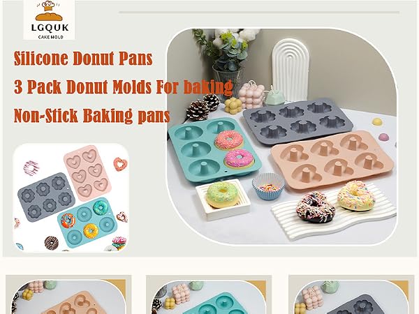 silicone donut pans for baking