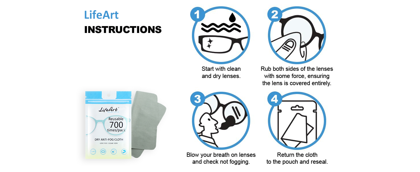 anti-fog cloths