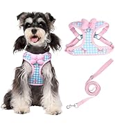 Coppthinktu Dog Harness for Small Sized Dogs, Puppy Cat Harness with Leash Set No Pull Dog Harnes...