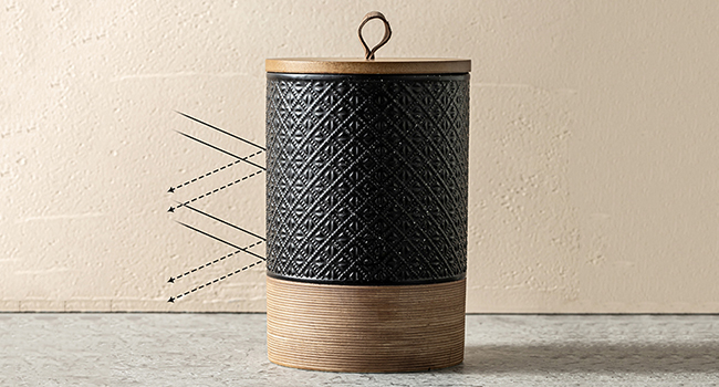 coffee grounds container