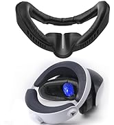Compatible with Playstation VR2 Face Bracket Replacement,VR PU Leather Facial Interface Pad Prote...