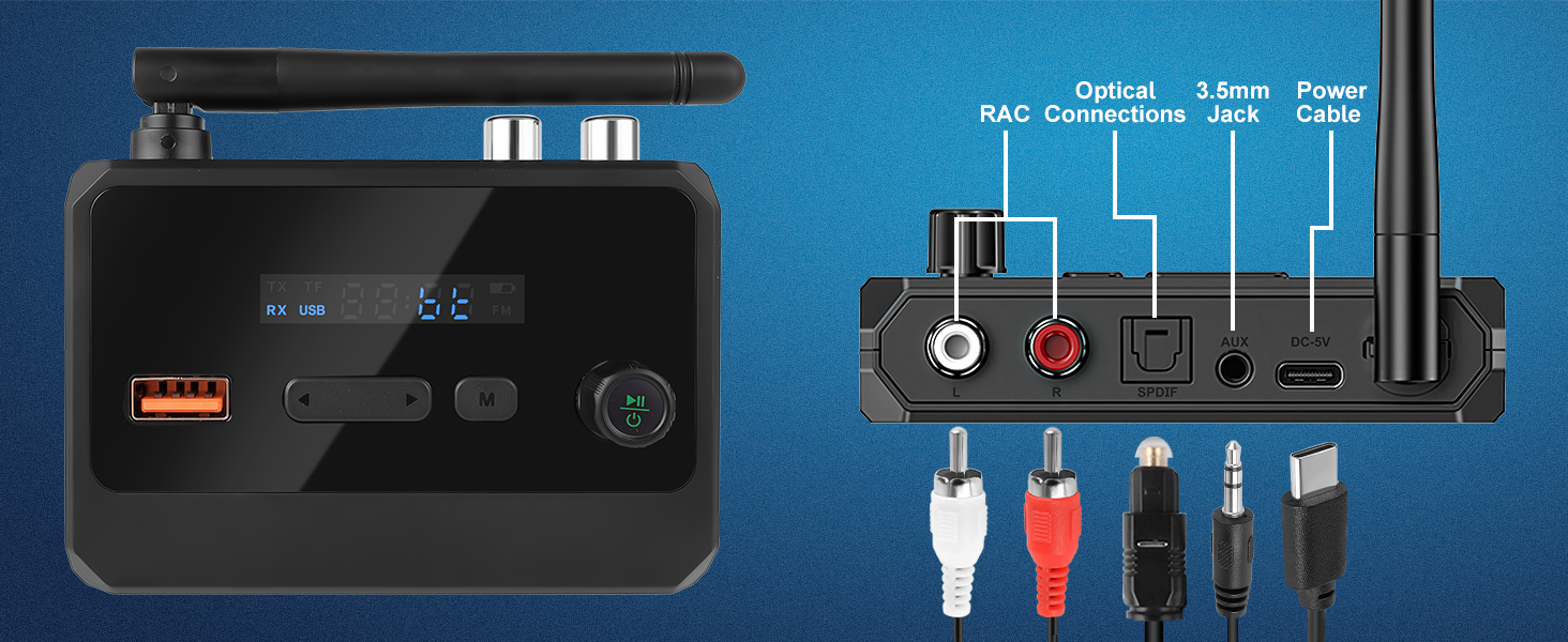 BLUETOOTH RECEIVER FOR HOME STEREO
