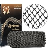 SPMKTBOZAI African Net Sponge Authentic, African Exfoliating Sponge Real African Net Black Owned,...