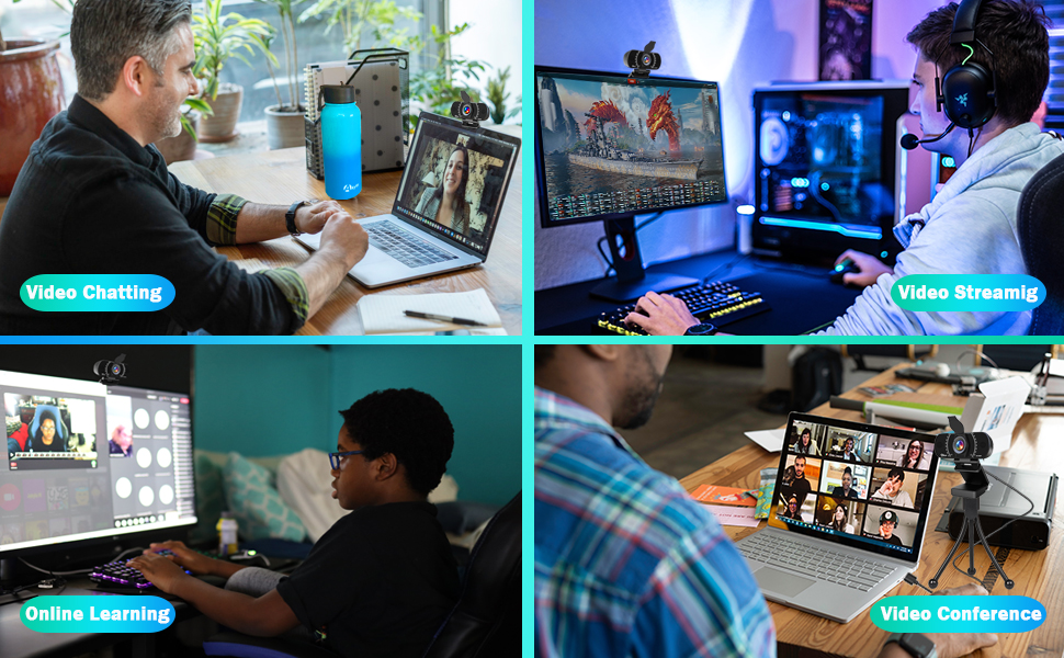 Webcam for computer desktop pc laptop