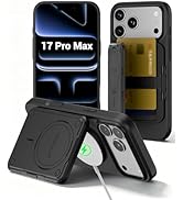 PROfezzion for iPhone 17 Pro Max Case Wallet 3-Card Holder with MagSafe, Triple-Sided Magnets, RF...