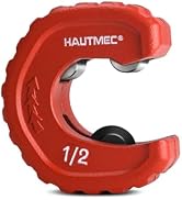 HAUTMEC Pro 1/2 Inch Automatic Copper Tube Cutter - 1/2 in. Maximum Nominal Pipe Capacity (5/8 in...