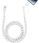 Aolcev USB C Cable 66W 2 in 1 Multi USB to USB C Fast Charging Cable 3.3FT Cute Beaded Phone Char...