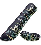 Dapesuom Enlarge Keyboard Wrist Rest, Memory Foam Wrist Cushion for Desk Mat Support, Cute Pain R...