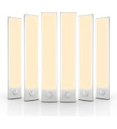 6 Pack Under Cabinet Lights Wireless, 32 LED Motion Sensor Light Indoor Rechargeable Magnetic Clo...