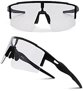 Ukoly Cycling Sunglasses for Men Women with 3 Interchangeable Lenses, Polarized Sports Sunglasses...
