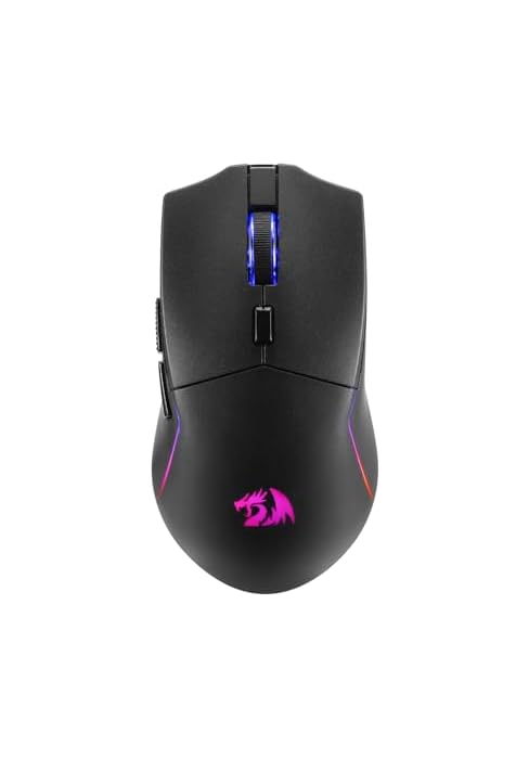 Redragon M730 PRO Wireless RGB Gaming Mouse, 3-Mode Lightweight Optical Mouse with 5 Programmable...