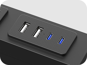 2 USB-A 2 USB-C
