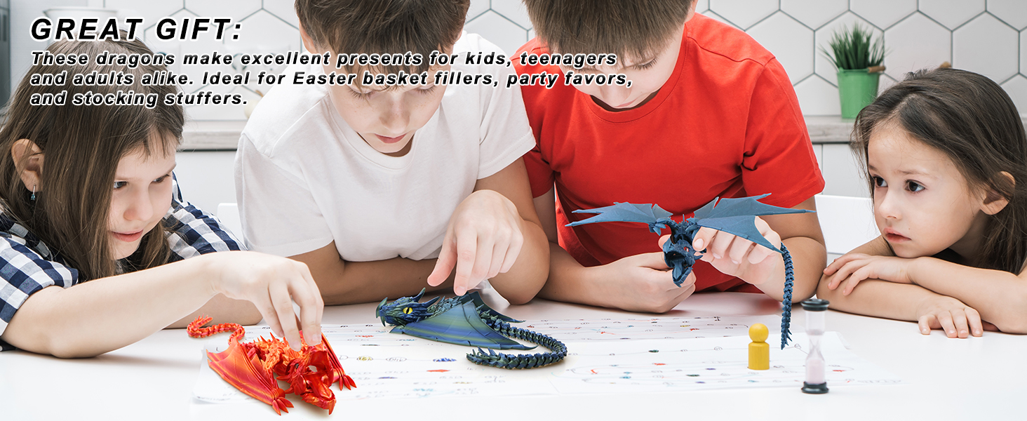 3d printed fidgets 3d animals dragon stars gifts