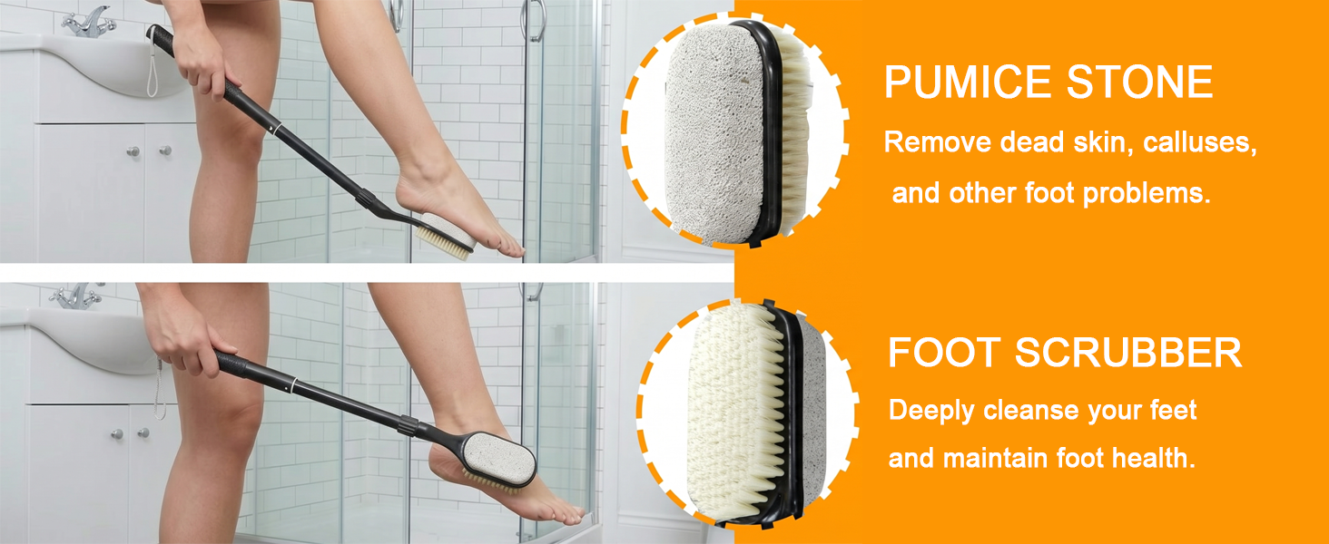 pumice stone for feet with handle