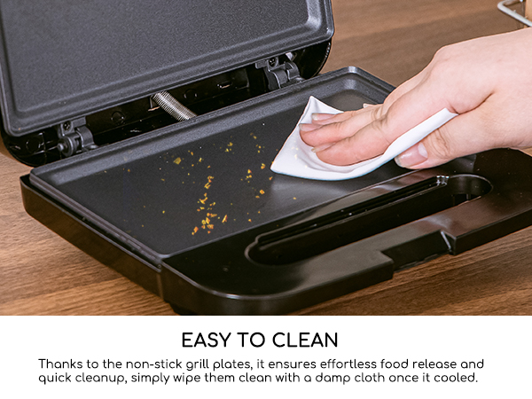 grilled sandwich press sandwichera mcmuffin maker easy to clean