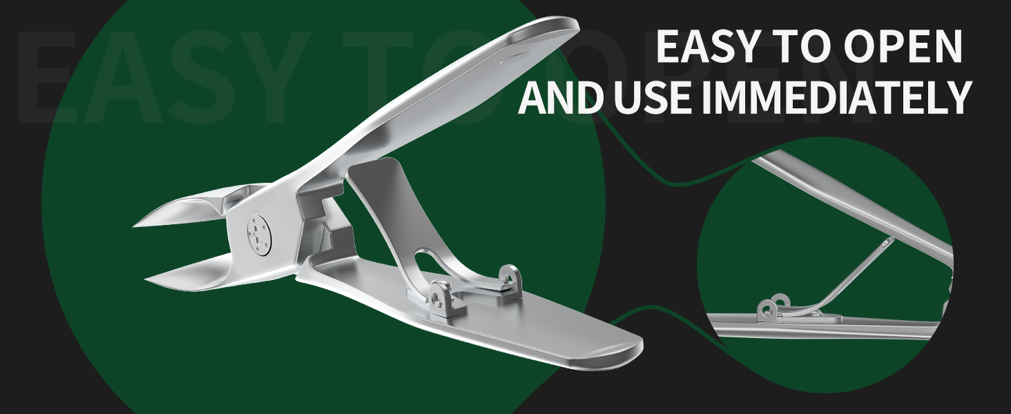 VANWIN Ingrown Nail Clippers Slant Curved Blade