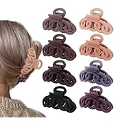 Canitor Hair Clips for Thin Hair 8PCS Claw Clips for Thin Fine Hair Medium Hair Clips for Women H...