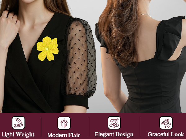 brooch accessories for dresses women fashion accessories crystal fashion pins bridal hair brooch