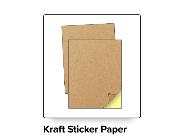 Kraft Sticker Paper