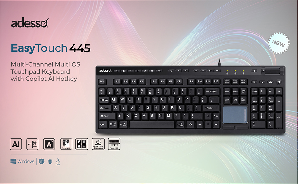 Multi-Channel Touchpad Keyboard